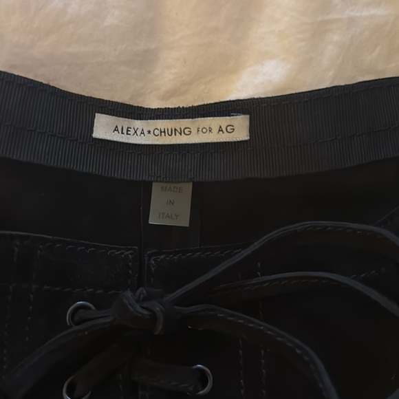 Alexa Chung AG Suede shorts NWOT 28 - Picture 4 of 7